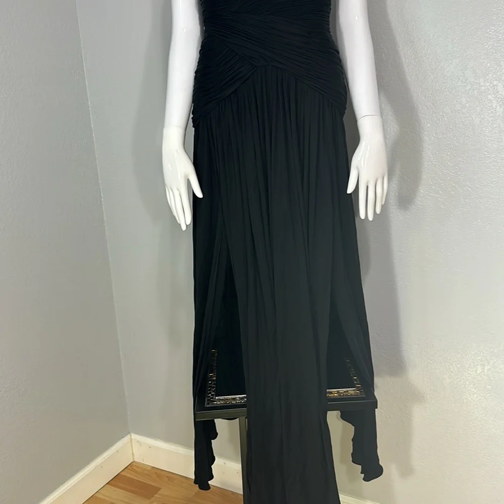 Vintage Oscar De La Renta Strapless Gown - Picture 4 of 11